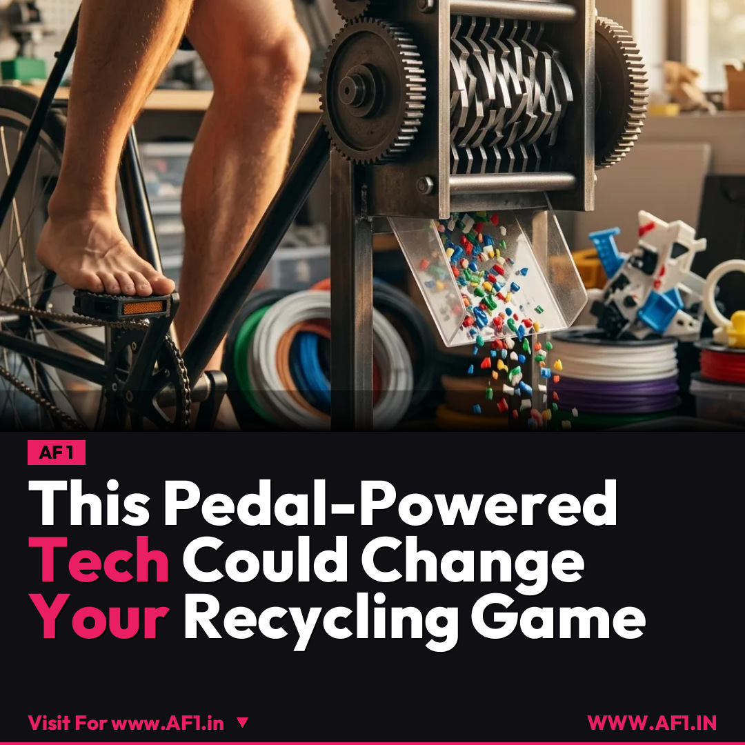 This Pedal-Powered Tech Could Change Your Recycling Game