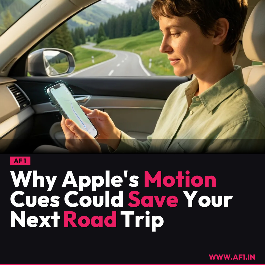 Why Apple's Motion Cues Could Save Your Next Road Trip