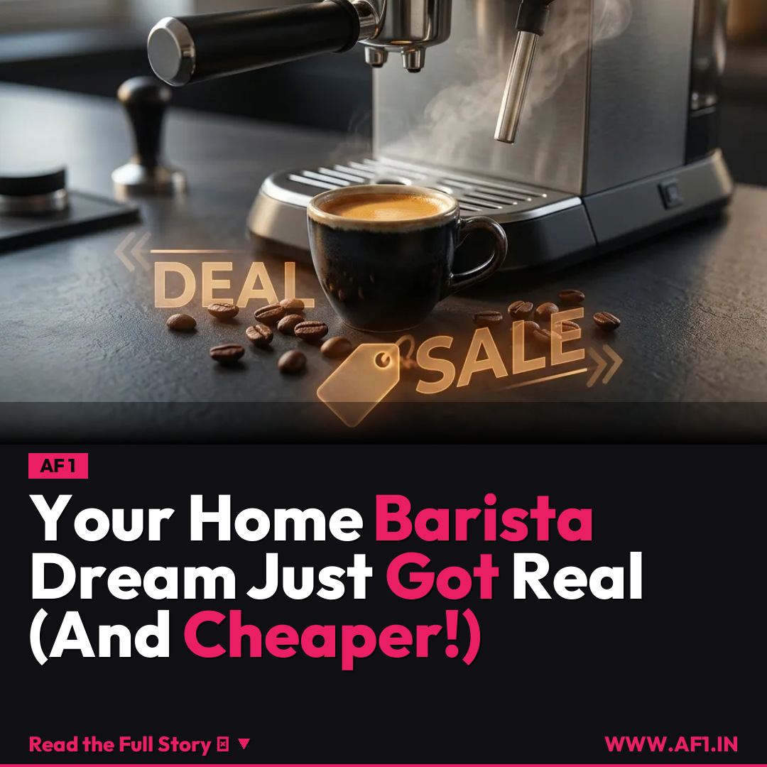 Your Home Barista Dream Just Got Real (And Cheaper!)